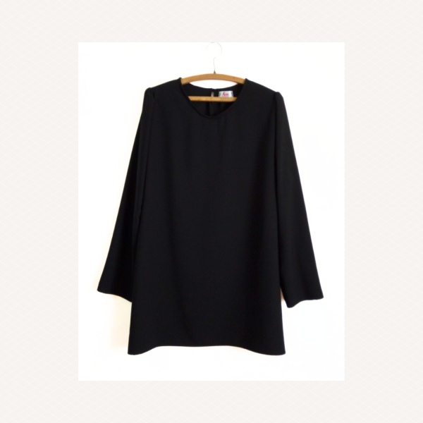 Black Silk Blouse Long Sleeve