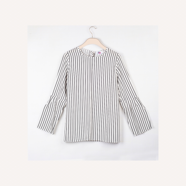 Striped Cotton Blouse