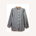 Blue Check Linen Shirt