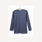 Long Sleeves Gray Knitted Top