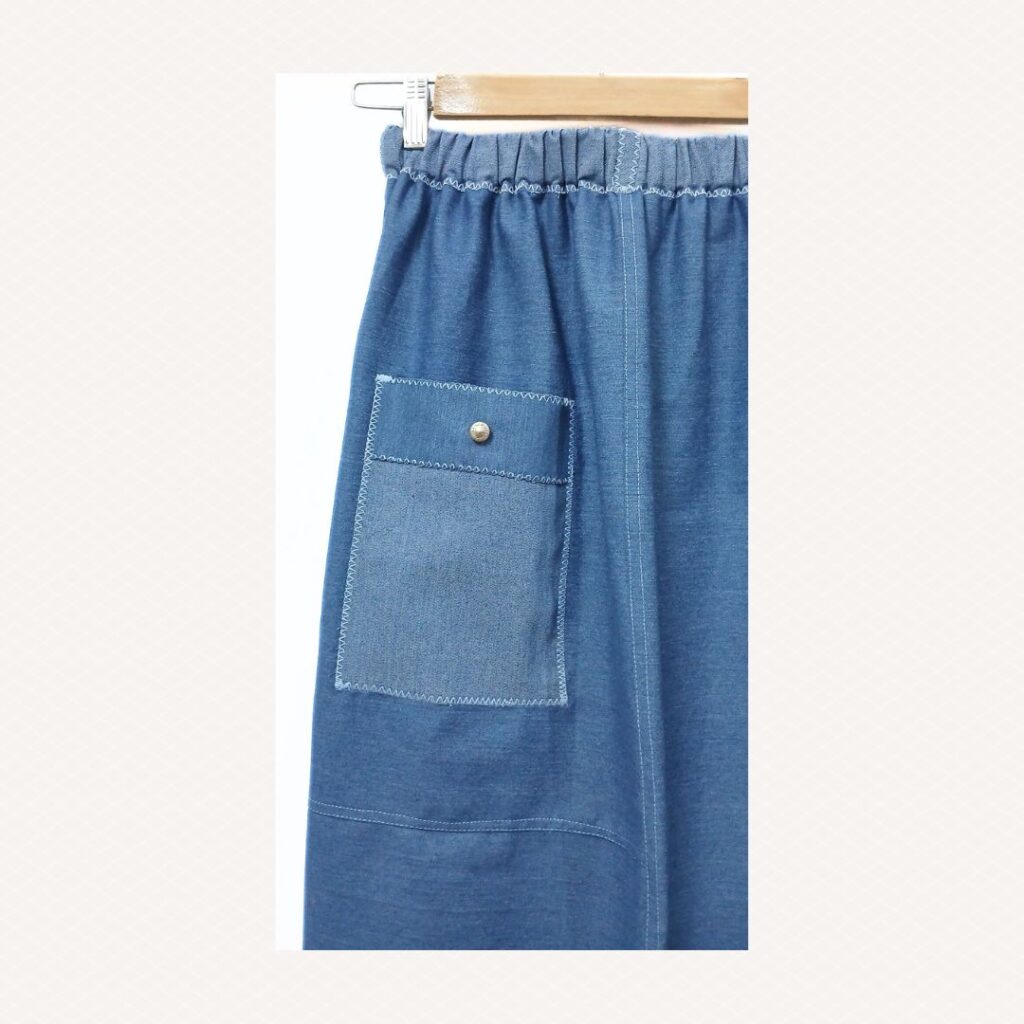 Modest Denim Maxi Skirt