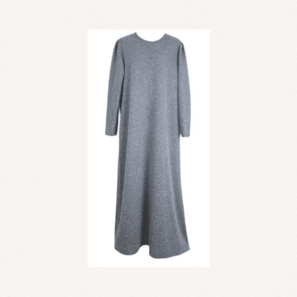 Maxi Gray Knitted Dress